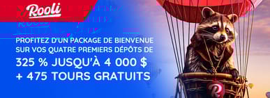 Pack de bienvenue Rooli Casino
