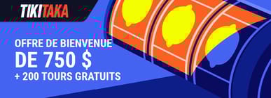 Bonus de bienvenue Tiki Taka Casino