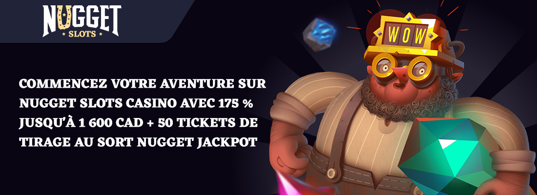 Decouvrez bonus bienvenue nuggetslots casino