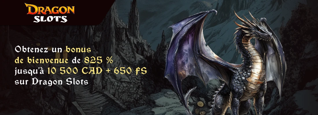 Le bonus de bienvenue dragonslots casino